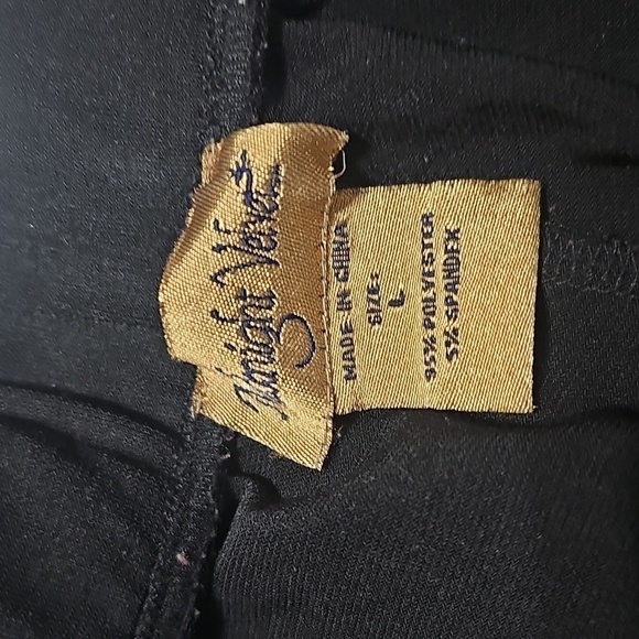 Midnight Velvet‎ Elegant Black Women's Pants Size Large Tall - Picture 3 of 5